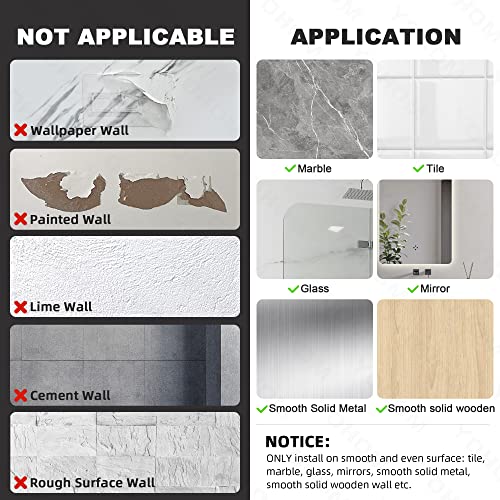 Adhesive Shower Caddy Shelf for Bathroom Wall Plastic Shampoo Holder for Shower Storage Organizer Caddy Basket White - view 5
