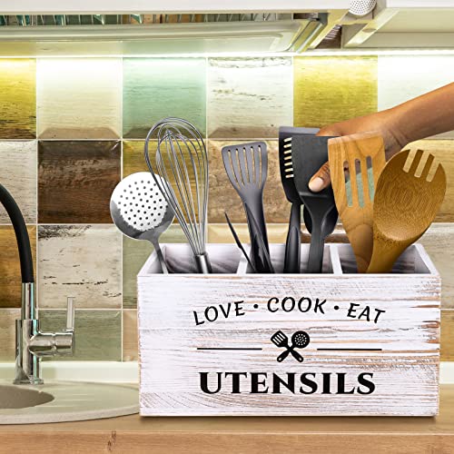 Wood Utensil Holder for Kitchen Counter - view 6