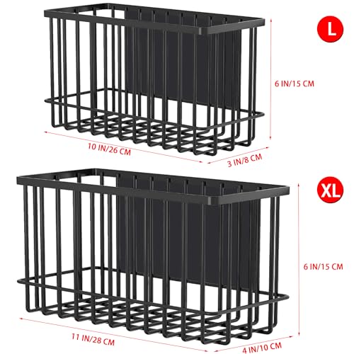 Magnetic Shelf Fridge Basket Bin for Whiteboard Washer Dryer Locker Cabinet - view 4