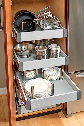 Wood Trim-to-Fit Drawer Peg Board Insert with Vinyl Coating - view 3