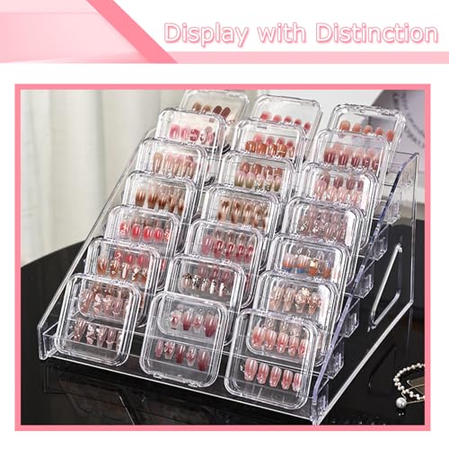 7-Tier Nail Polish Organizer Rack, 2 Pack Storage Holder Stand - view 4