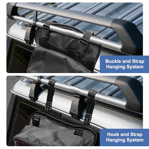 Hanging Camp Kitchen Organizer Bag Storage with Paper Towel Holder - view 6