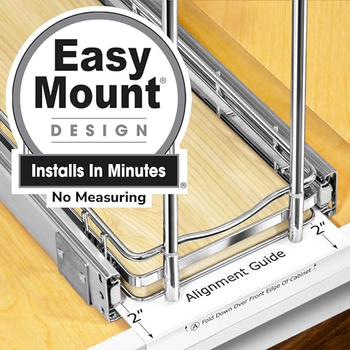 LYNK Élite 3-Tier Spice Rack Organizer Cabinet, Pull Out Spice Rack - view 3
