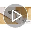 2 Pack Pull Out Spice Rack for Inside Cabinet, 2 Tier Chrome Spice Organization for Cabinet, Vertical Sliding Out Spice Rack Organizer for Seasoning, 10.4''D×4.8''W×9.3''H - view 7