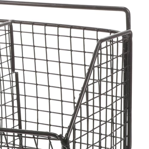 Black Carbon Steel Kitchen Wall Shelf Organizer Rack for Vegetables - view 3