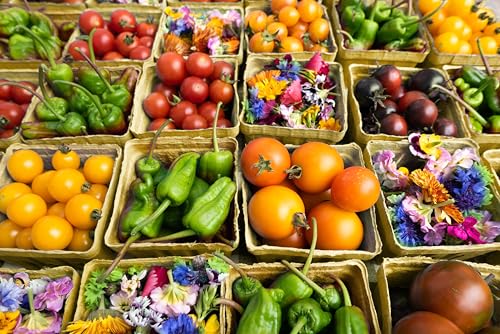 40 Pack Natural Berry Basket 1 Pint, Pulp Fiber Vented Produce Containers Farmers Market Basket, Fruit & Vegetable Containers - view 4