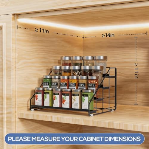 Spice Rack Organizer for Cabinet, 4 Tiered Spice Rack Organizer - view 2