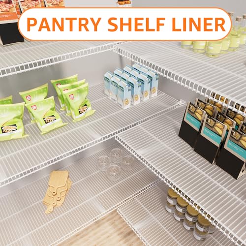 Shelf Liner for Wire Shelving: Clear 1.2mm Thick Leakproof - view 2