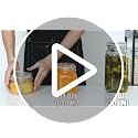 Large Square Glass Jars with Airtight Lids 78 oz 3 Pack Wide Mouth - view 7