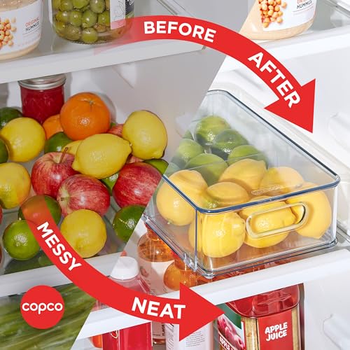 Fridge Drawer Organizer Removable Divider Clear - view 4