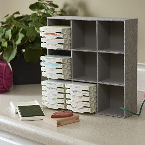 Grey 728-1 Deep 9 Section Drawer Organizer Box for Storage 12 in x 3.13 - view 3