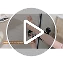 Corner Shower Caddy Suction Cup, Black Shower Organizer With Hooks - view 7