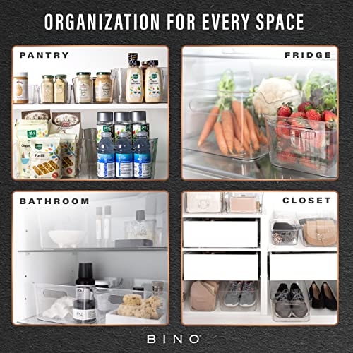 Plastic Storage Basket, X-Large | Multi-Use Storage Basket | Rectangular Cabinet Organizer | Baskets for Organizing with Handles | Home & Office Organization & Container Storage - view 5