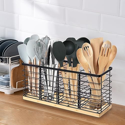 Extra Large Kitchen Utensil Holder Countertop with Removable Divider - view 7