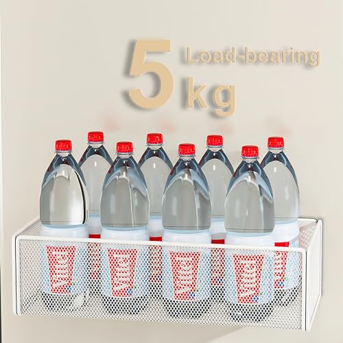 Magnetic Shelf Fridge Basket Bin for Washer Dryer Locker Whiteboard Cabinet - view 6