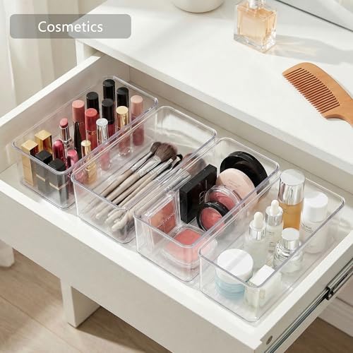 8 PACK Drawer Organizers Deep Drawer Storage Bins - view 5
