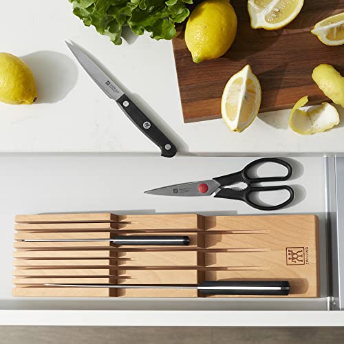 8-Slot In Drawer Knife Block, Beechwood - view 4