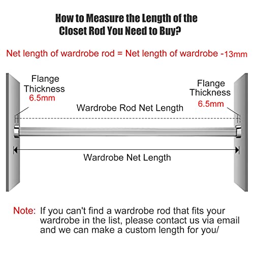 Heavy Duty Metal Wardrobe Poles - Wall Mounted Clothes Hanger Rods, Oval Clothing Organizer Rack System, Durable Garment Storage for Home & Closet Solutions - view 7