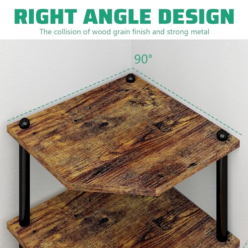 Corner Shelf Stand for Desk - 90° Corner Design to Free Up Desktop - view 6