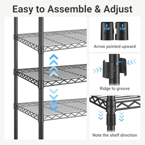 V40 Heavy Duty Clothes Rack, Modular Closet System Clothing Rack - view 5