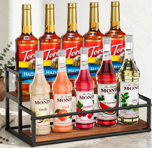 2-Tier Coffee Syrup Rack