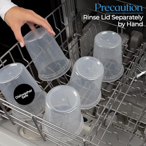32 oz Deli Containers with Lids, 25-Set, Leakproof BPA-Free - view 4