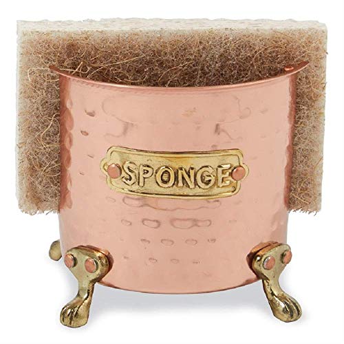 Kitchen Sponge Holder Caddy, Copper - view 2