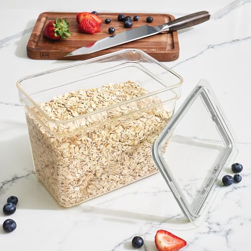 Medium Tall Dry Goods Storage Bin, Clear, 5"L x 8.1"W x 6"H - view 6