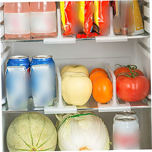 3-Pack Refrigerator Divider Drawer Organizer, Plastic, Door Mount, 3 Compartments, Durable & Shatterproof, For Food & Beverages - view 4