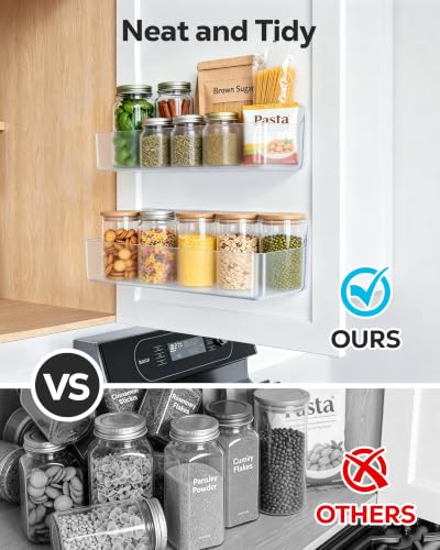 Spice Rack Wall Mount, Clear, 2 Pieces - view 5
