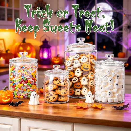 2 Pack 1 Gallon Cookie Jars, Sourdough Starter Jar with Lids - view 2
