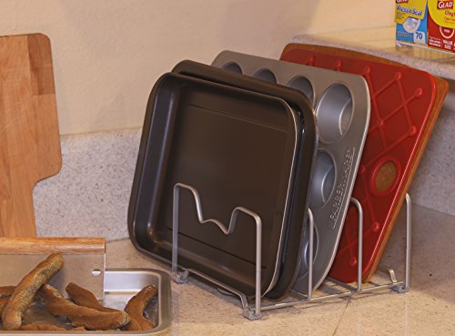 Kitchen Houseware Organizer Pantry Rack, Silver - view 3