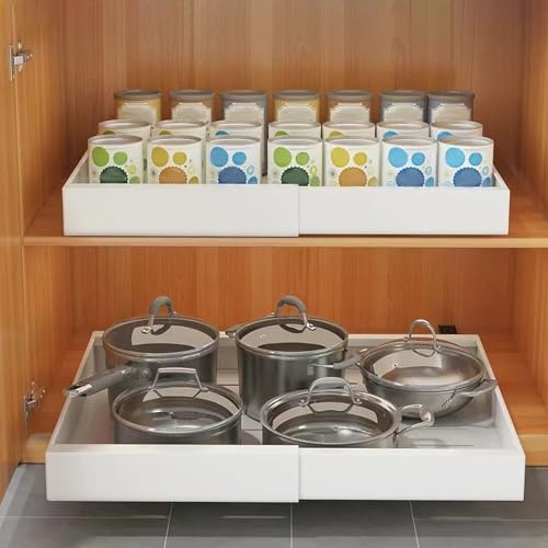 Expandable Cabinet Organizer, Easy Access Slide Out System - view 2