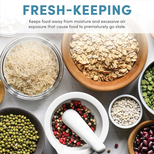 XL 33-Pound Rice Dispenser and Countertop Beans or Grain Storage Bin with Automatic Measuring Funnel (ARD-133) - view 4