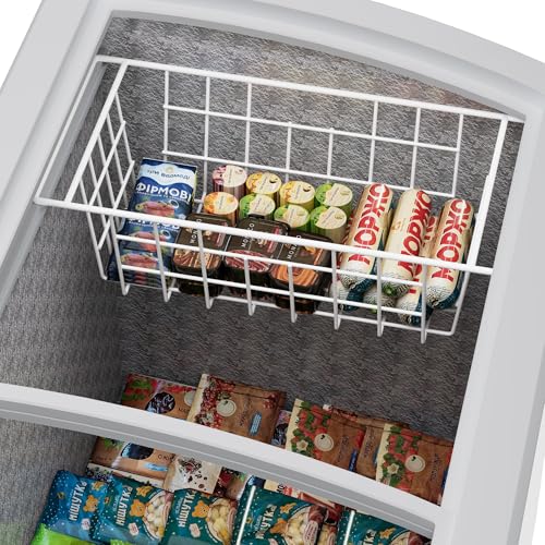17.5in Chest Freezer Basket,Freezer Organizer Bins, Sturdy Metal Wire Freezer Organizer for Home Kitchen - view 6