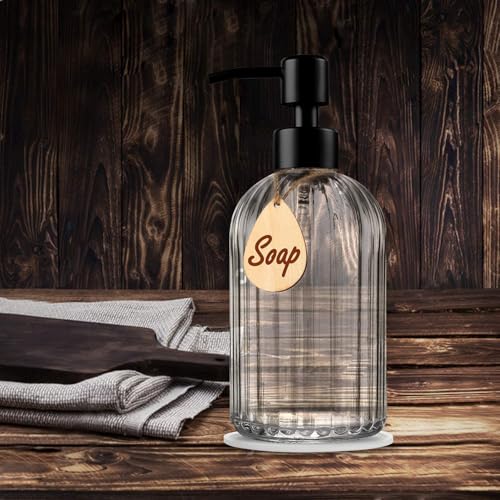 Soap Dispenser with Silicone Pad – Premium Quality – Dish soap Dispenser, Hand Soap Dispenser – Rust Proof Stainless Steel Pump – Ideal for Kitchen Dish soap, Bathroom soap - view 2