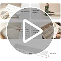 20 PCS Drawer Divider with 25 Accessories, Adjustable Drawer Organizer Inserts, 12.6" x 2.76" x 0.08" White Drawer Plastic Separators for Clothes, Kitchen, Bathroom, Office Storage - view 7
