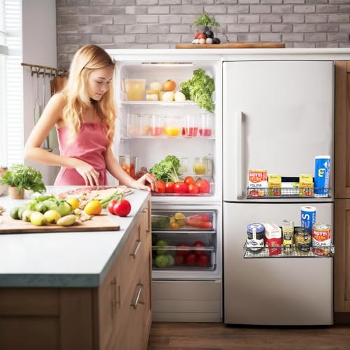 2 Pack Large Magnetic Shelves Spice Rack Organizer - view 5