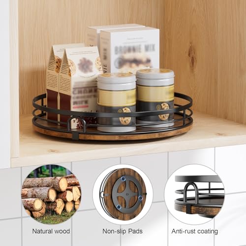 12" Lazy Susan Organizer for Table Top Cabinet Kitchen Countertop - view 3