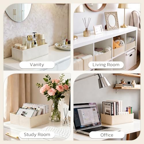 Drawer Organizer, 16 Pack Baby Dresser Organizer for Nursery, Foldable Closet Organizers and Storage Dresser Dividers for Clothes, Socks, Scarves, Ties (Beige) - view 7