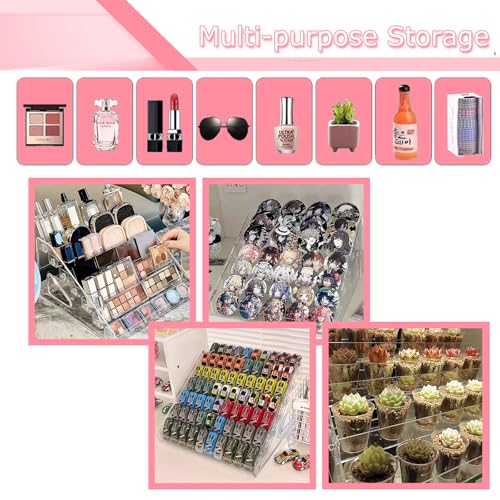 7-Tier Nail Polish Organizer Rack, 2 Pack Storage Holder Stand - view 5
