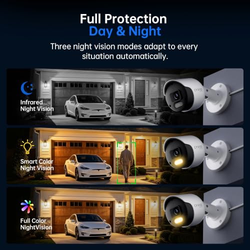 4K PoE Security Camera System, Build in 64GB Storage, Metal Housing - view 4