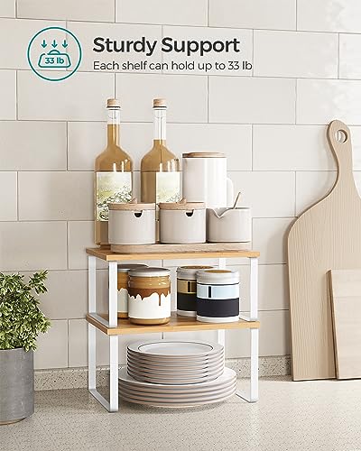 Cabinet Organizer Shelf, Set of 4 Spice Rack, Kitchen Storage - view 5