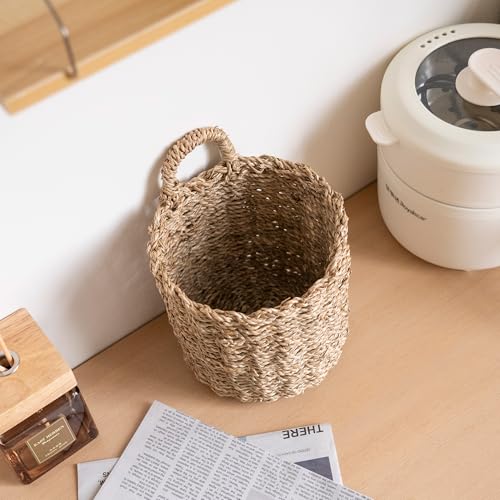 Seagrass Hanging Wall Basket For Front Door - view 7