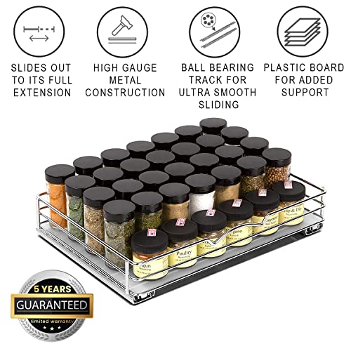 Pull-Out Cabinet Spice Rack Organizer - view 3