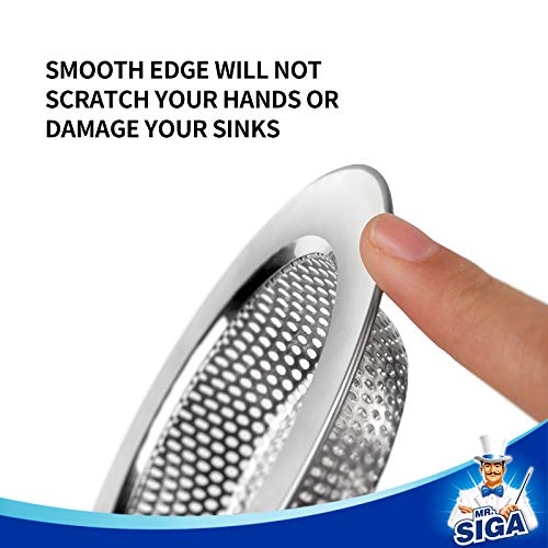Kitchen Sink Strainer, Stainless Steel Sink Drain Strainer, 3 Pack - view 3