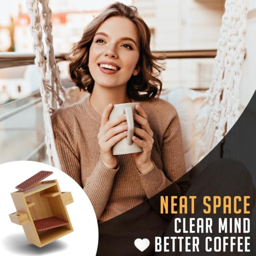 Organizer for AeroPress, Coffee Caddy Stand & Paper Filter Holder - Compact - view 6