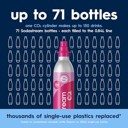 ART Sparkling Water Maker, Value Bundle, Soda Maker, Includes 2 Quick Connect 60L CO2 Cylinders, 2 Dishwasher Safe BPA Free Bottles, 2 bubly Flavor Drops, Make your own Pepsi, Black - view 6