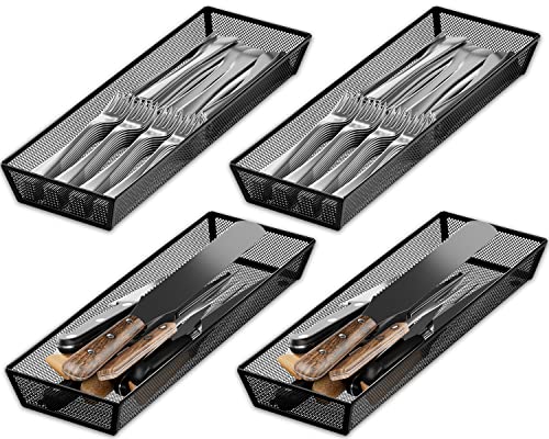 Kitchen drawer organizer - silverware utensil organizer for kitchen drawer,silverware tray in drawers