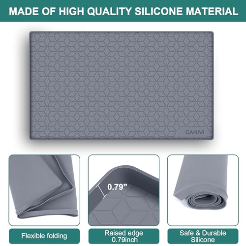 Under Sink Mat, 28"x22" Waterproof Tray for Cabinet, Holds 3 Gal - view 6